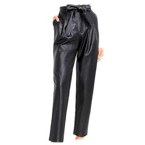 Faux leather Pant SZ: XS New! Smoke/Pet free home! Ankle length.